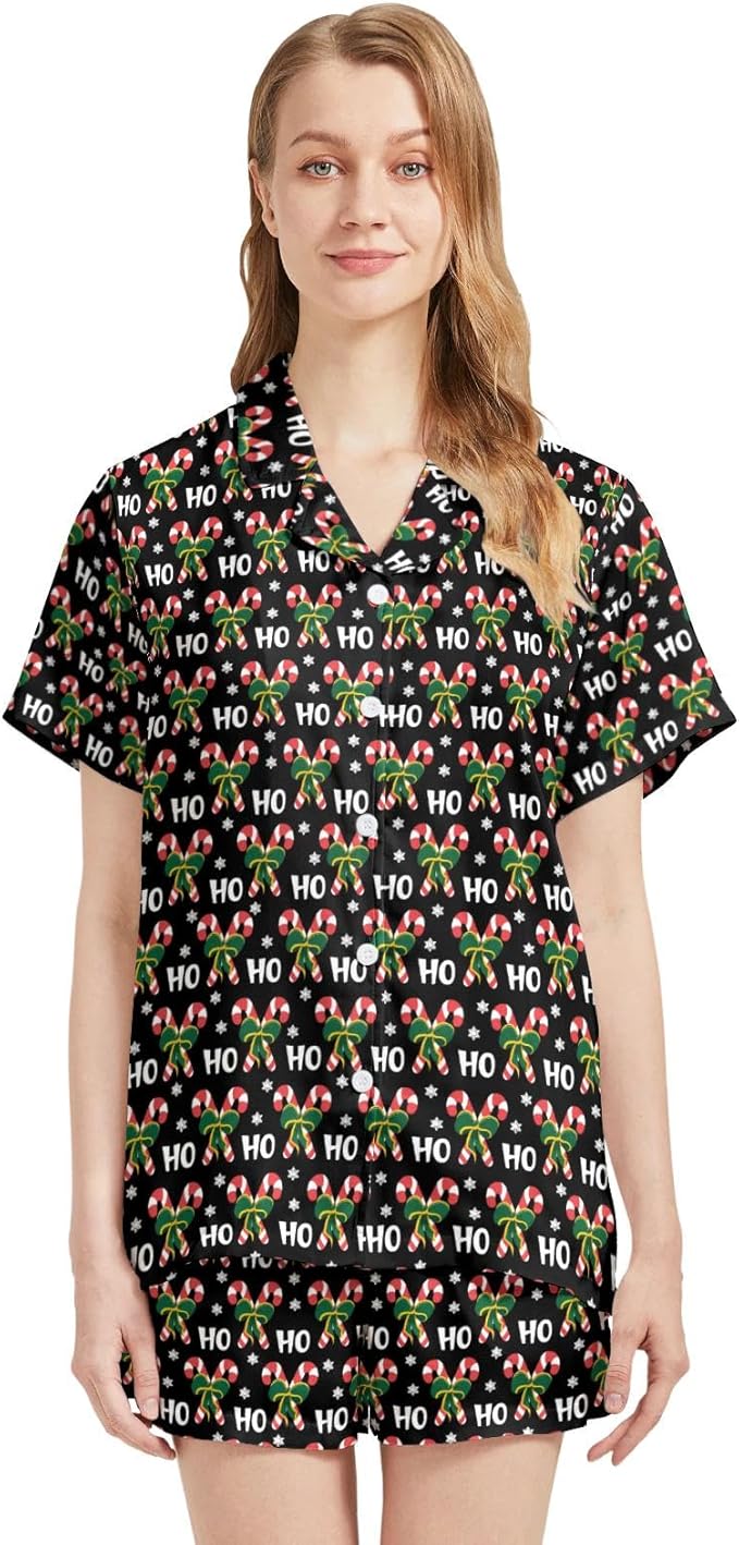 Women's Pajama Set - Short Sleeve - 2 Piece
