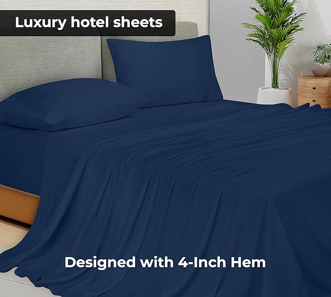 Microfiber Flat Sheet - King - 2 Pack