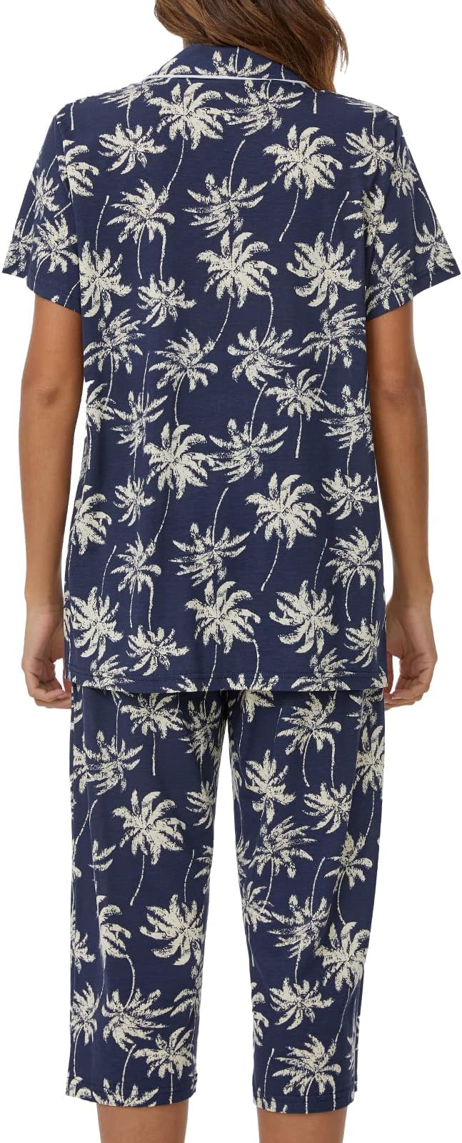 Capri Pajama Set - Short Sleeve - 2 Piece