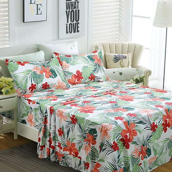 Hypoallergenic Bed Sheet Set - Twin - 4 Piece