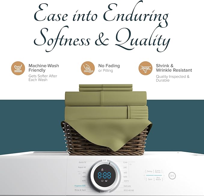 Linen Cooling Pillowcase Set - Queen - 2 Piece