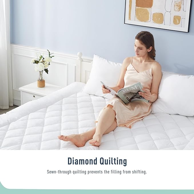 Down Alternative Mattress Pad - Full - 22 in Deep Pocket