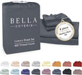 Bamboo Cooling Bed Sheet Set - Full - 18 in Deep Pocket