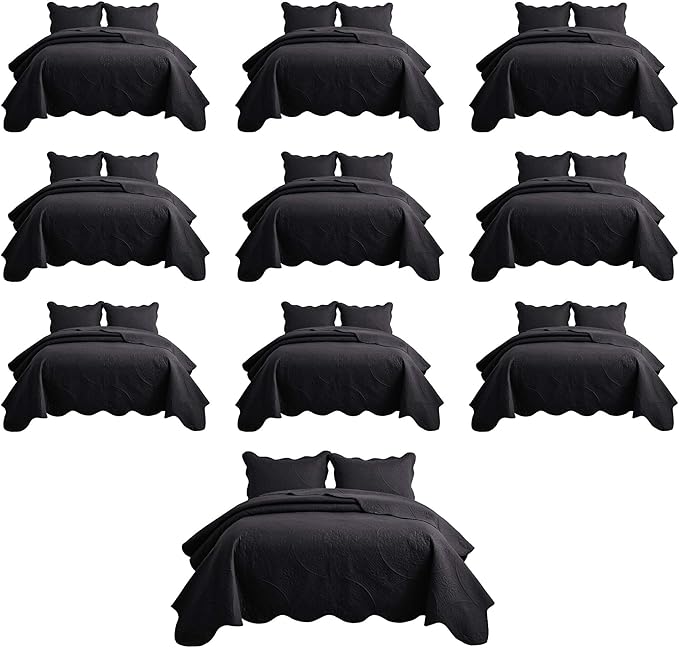 Microfiber Quilt Set - Queen - 10 Pack