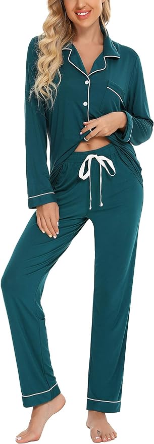 Women's Pajama Set - Long Sleeve - 2 Piece