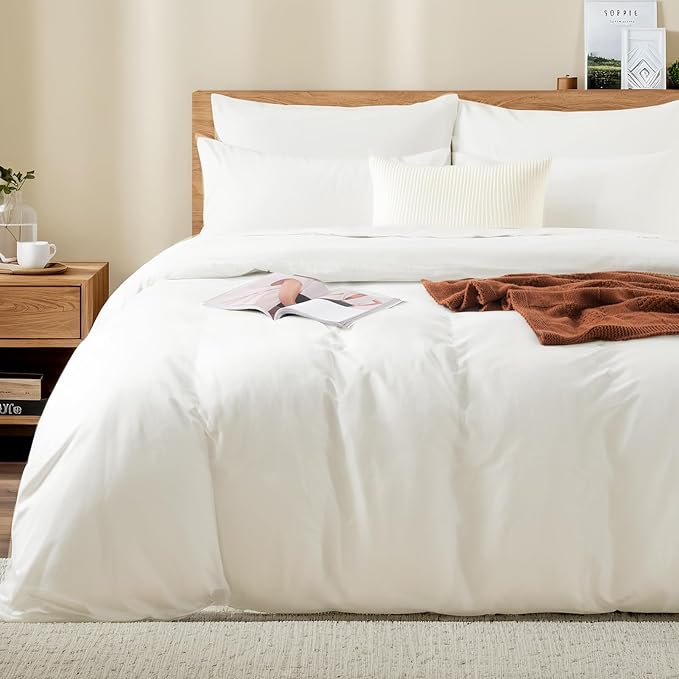 Linen Duvet Cover Set - Full - 3 Piece