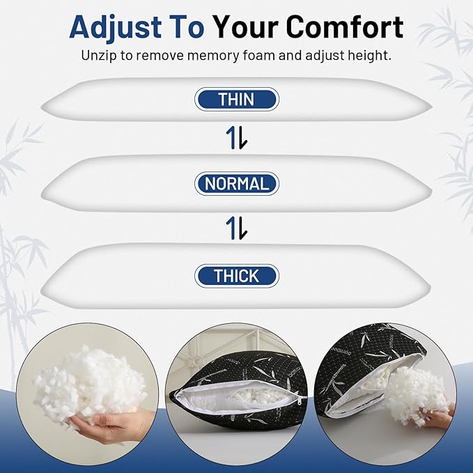 Memory Foam Body Pillow - Full - 20 x 54 in