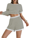 Shorts Pajama Set - Short Sleeve - 2 Piece
