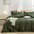 Linen Duvet Cover Set - King - 3 Piece