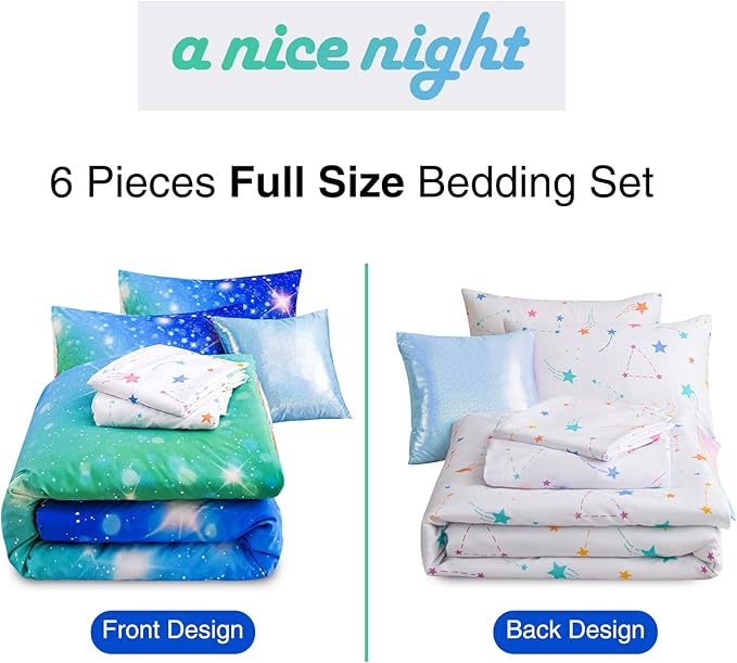 Comforter Set - Full - 6 Piece