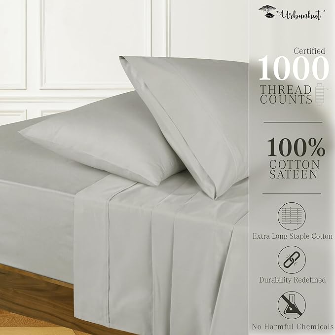 Bed Sheet Set - Queen - 16 in Deep Pocket - 4 Piece