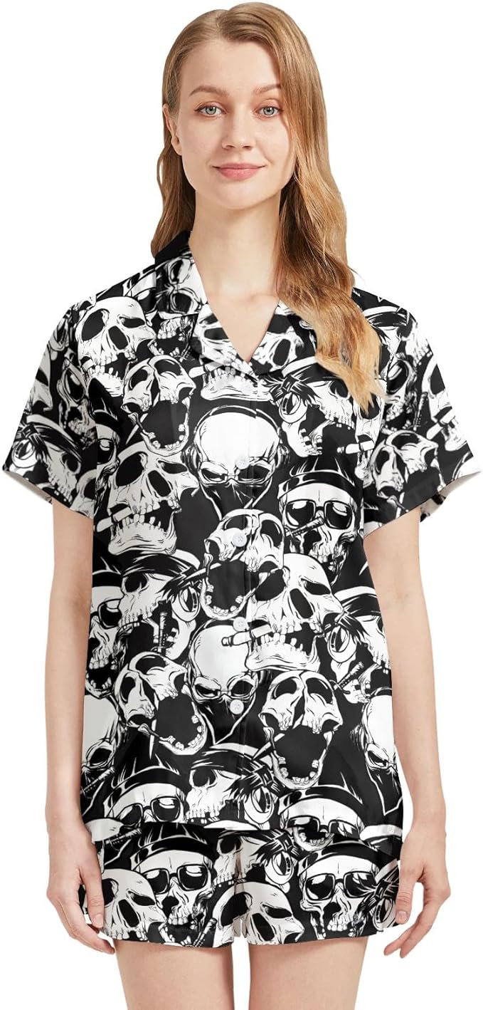 Women's Pajama Set - Short Sleeve - 2 Piece