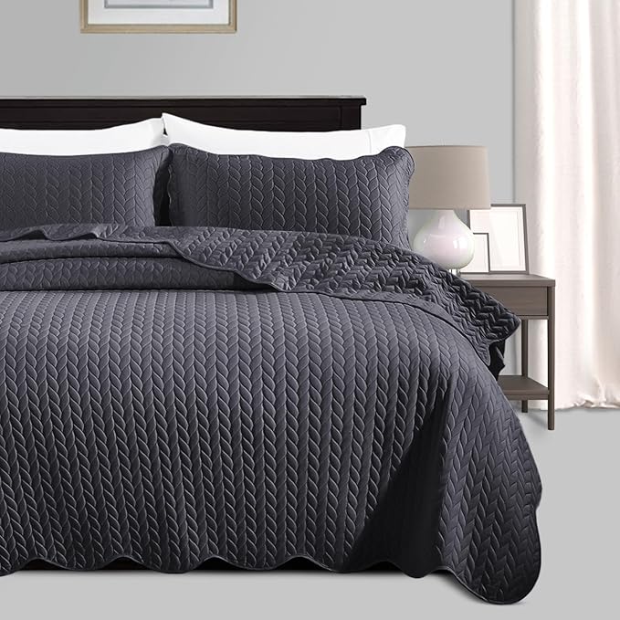Microfiber Quilt Set - Twin - 2 Piece