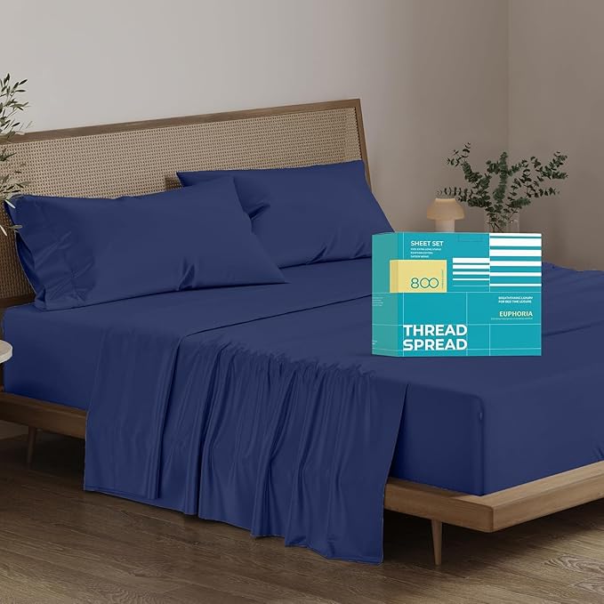 Cooling Bed Sheet Set - Queen - 16 in Deep Pocket - 4 Piece