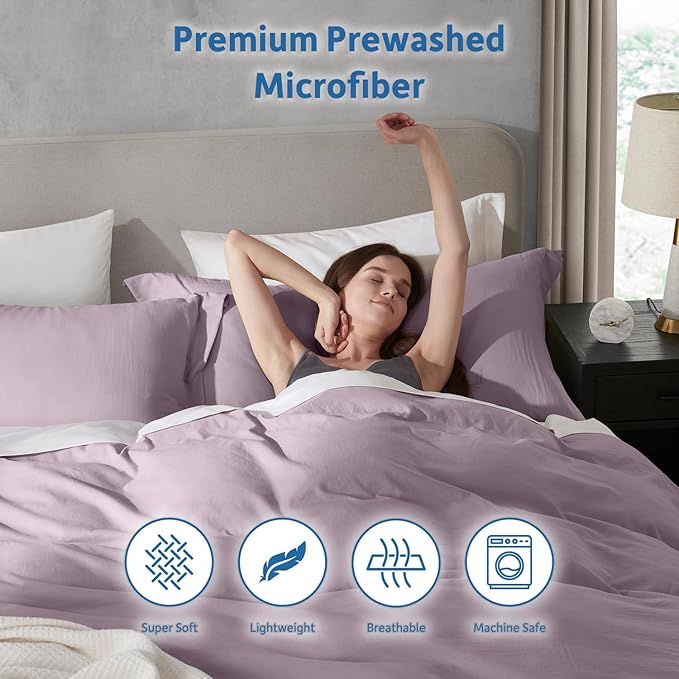 Duvet Cover Set - Full - 80 x 90 in - 3 Piece
