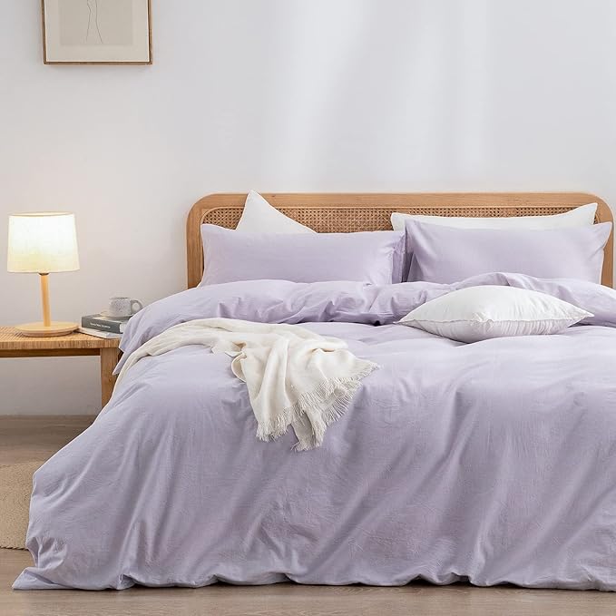 Linen Duvet Cover Set - King - 3 Piece