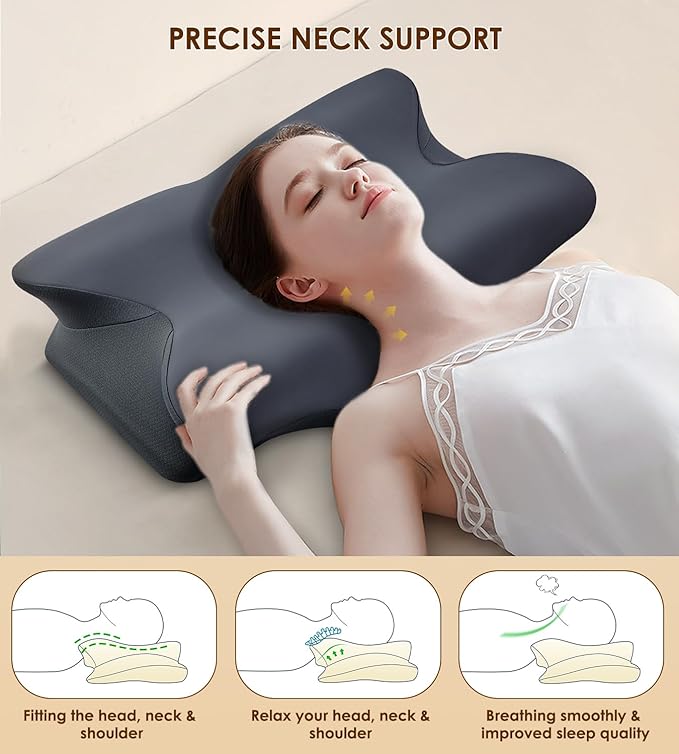 Memory Foam Cooling Bed Pillow