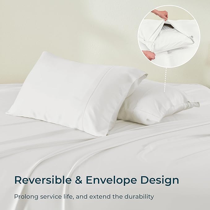 Bamboo Cooling Pillowcase Set - King - 2 Piece