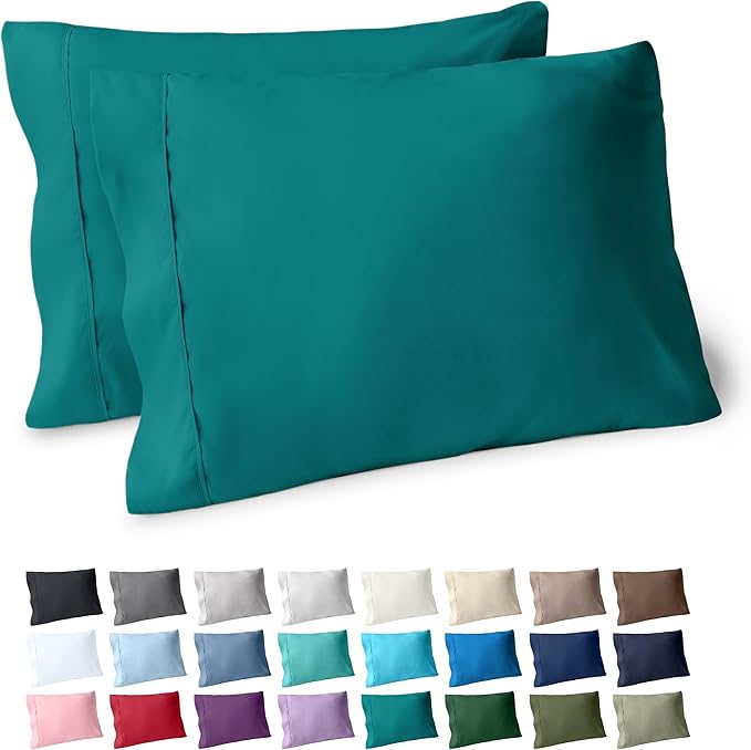 Microfiber Cooling Pillowcase Set - King - 2 Pack - 2 Piece