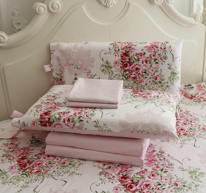 100% Cotton Bed Sheet Set - King - 4 Piece