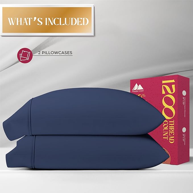Linen Pillowcase Set - Queen - 2 Piece