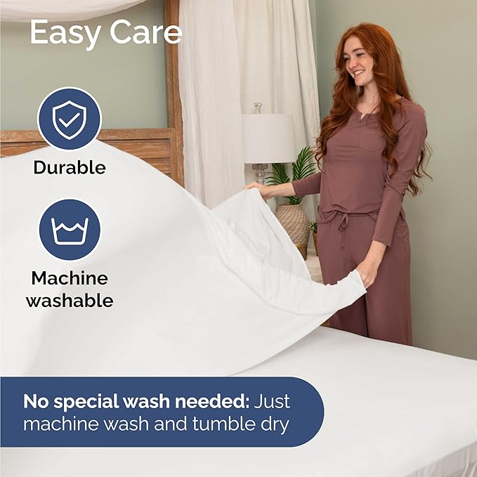 Cooling Bed Sheet Set - Twin - 16 in Deep Pocket - 4 Piece