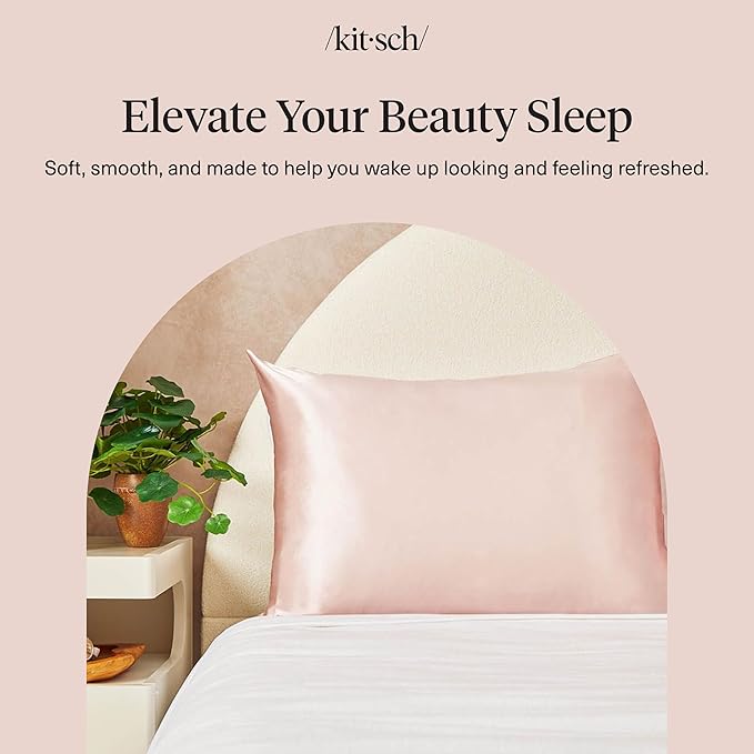 Satin Cooling Pillowcase Set - Queen - 2 Piece