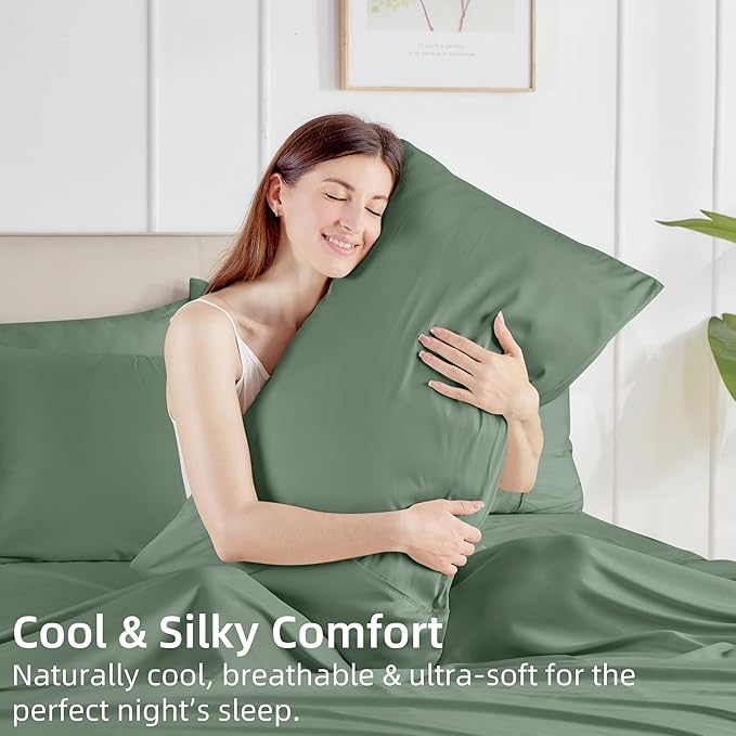 Bamboo Cooling Pillowcase Set - King - 2 Piece