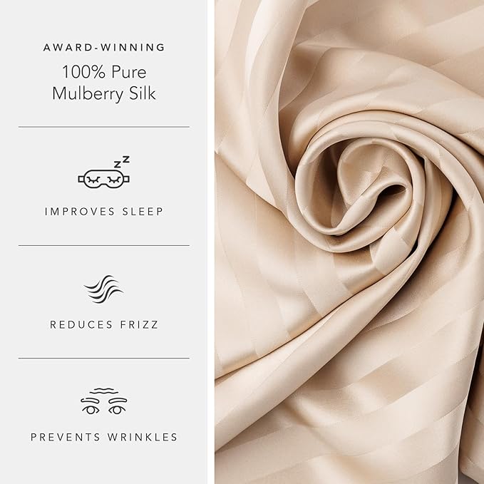 Mulberry Silk Pillowcase Set - Queen - 2 Pack