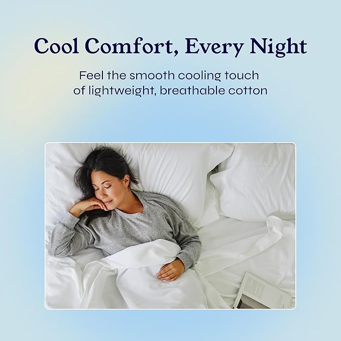 100% Cotton Bed Sheet Set - King - 6 Piece