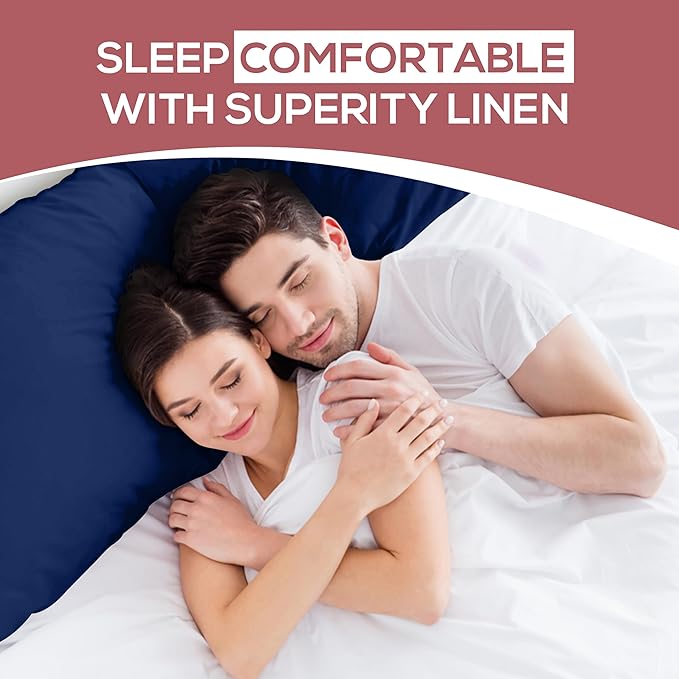 Linen Pillowcase Set - King - 2 Pack - 2 Piece