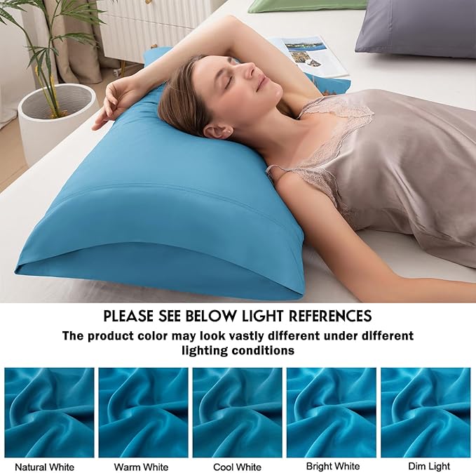 Bamboo Cooling Pillowcase Set - Standard - 2 Pack