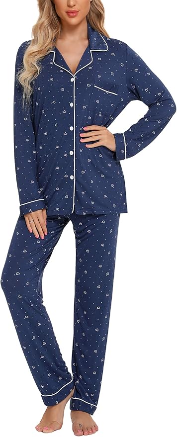 Women's Pants Pajama Set - Long Sleeve - 2 Piece