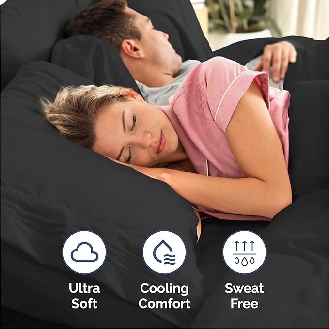 Cooling Bed Sheet Set - Queen - 4 Piece