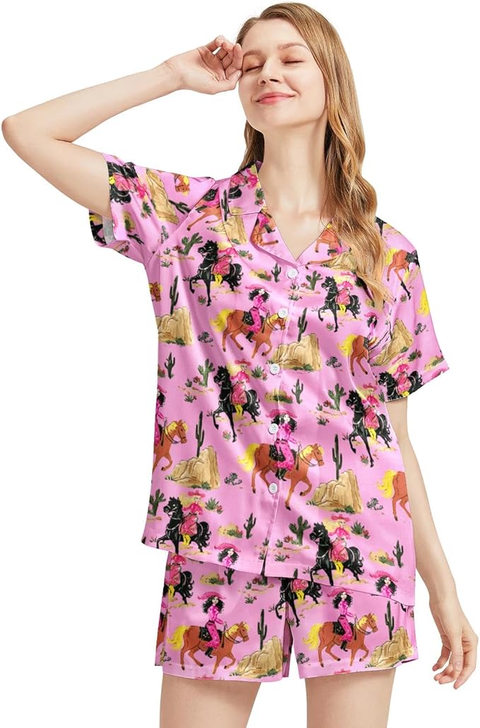 Women's Pajama Set - Short Sleeve - 2 Piece
