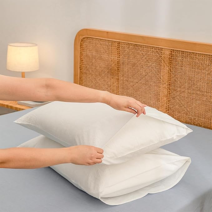 Linen Pillowcase Set - King - 20 x 36 in