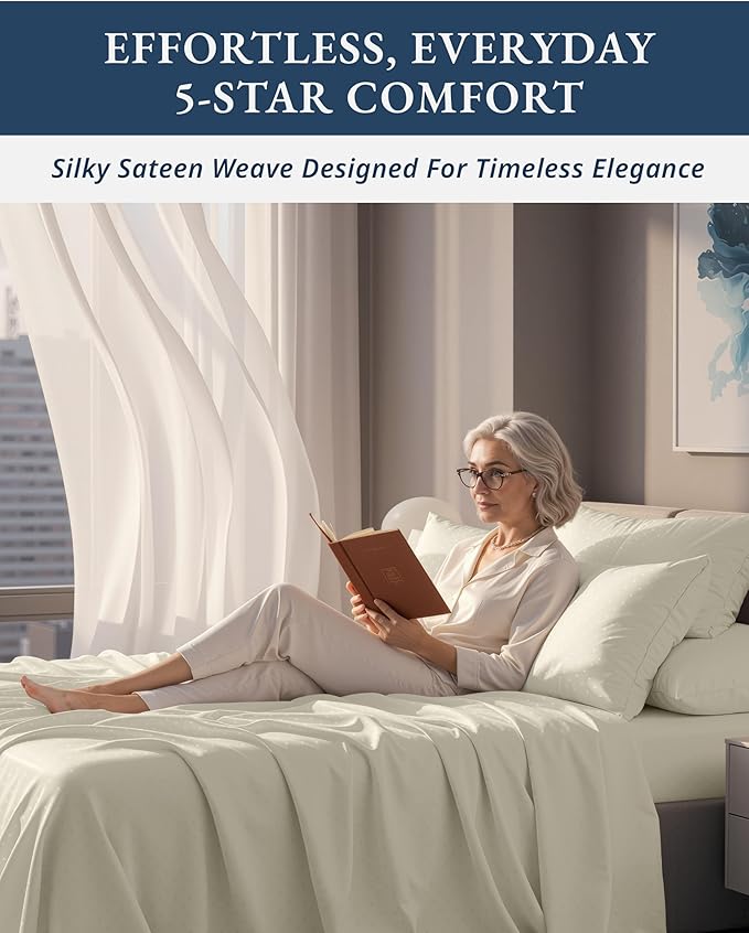 Linen Bed Sheet Set - Twin XL