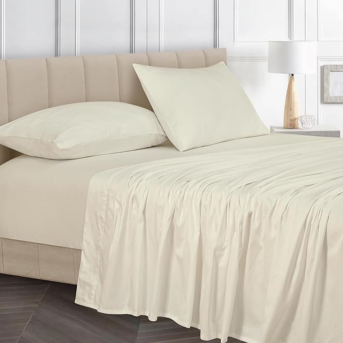 Bamboo Cooling Bed Sheet Set - King - 4 Piece