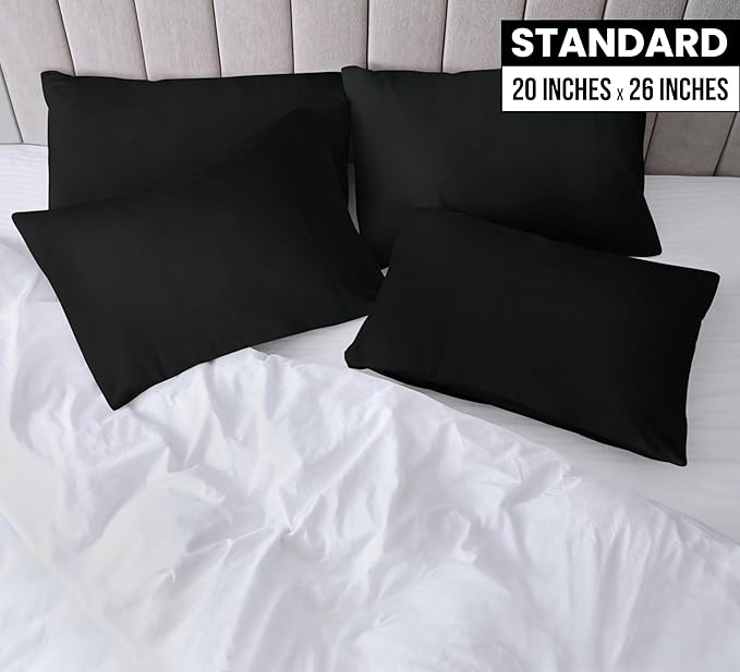 Microfiber Pillowcase - Standard - 20 x 26 in - 12 Pack