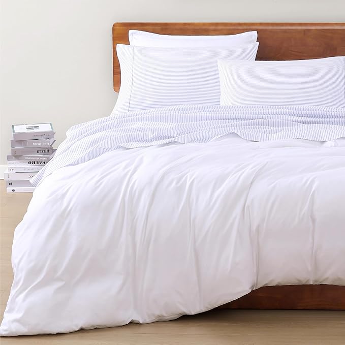 Linen Bed Sheet Set - California King - 4 Piece