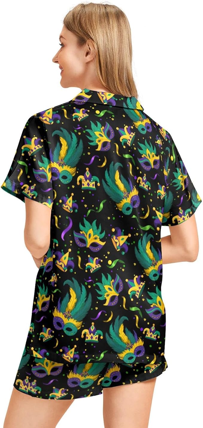 Women's Pajama Set - Short Sleeve - 2 Piece