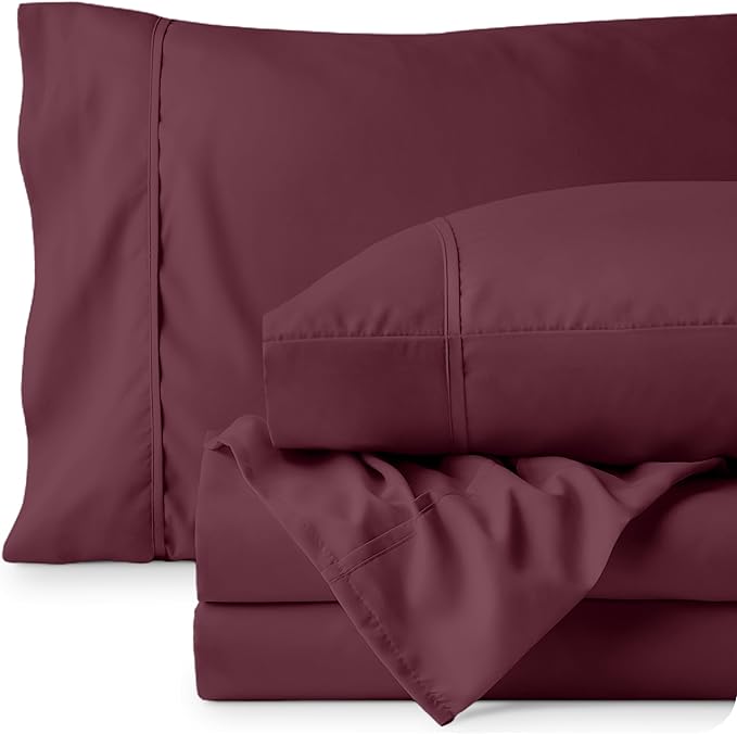 Microfiber Bed Sheet Set - Queen - 4 Piece