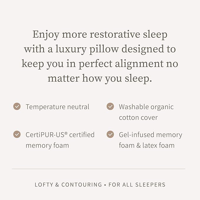 Memory Foam Bed Pillow - King