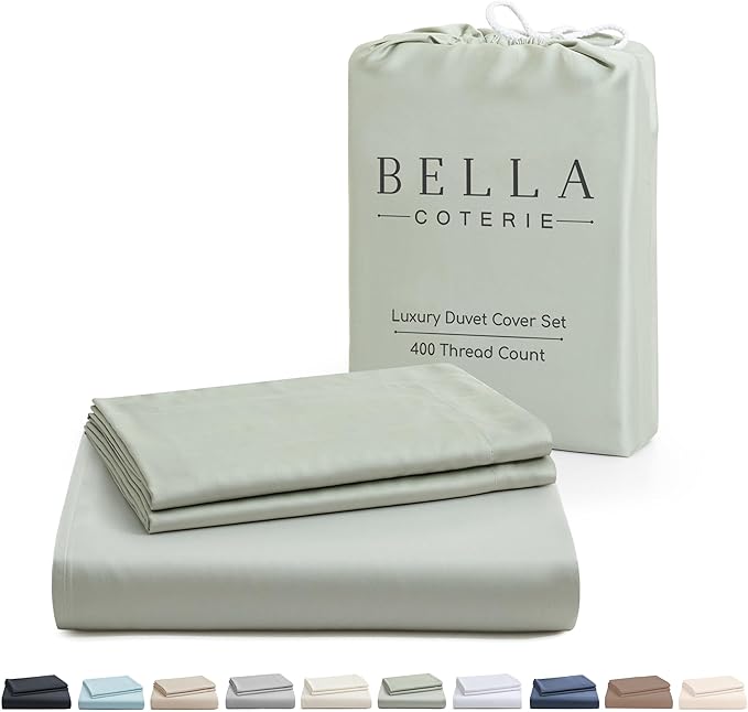 Bamboo Cooling Duvet Cover Set - California King - 3 Piece
