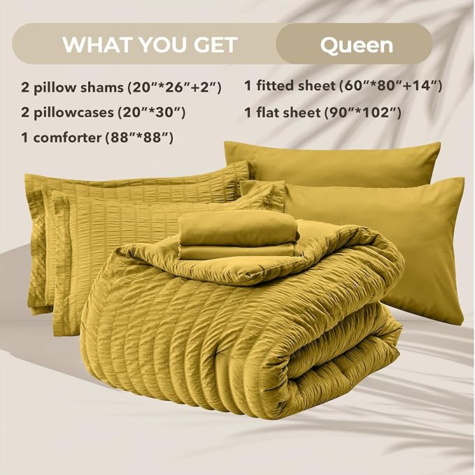 Comforter Set - Queen - 7 Piece