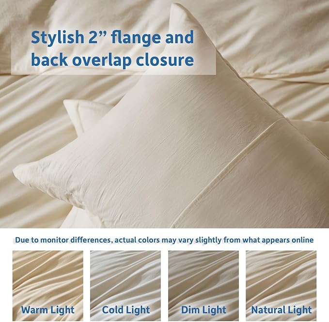 Duvet Cover Set - Full - 80 x 90 in - 3 Piece
