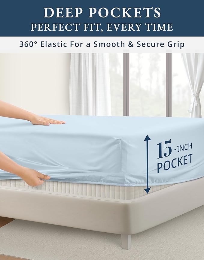 Linen Cooling Bed Sheet Set - King
