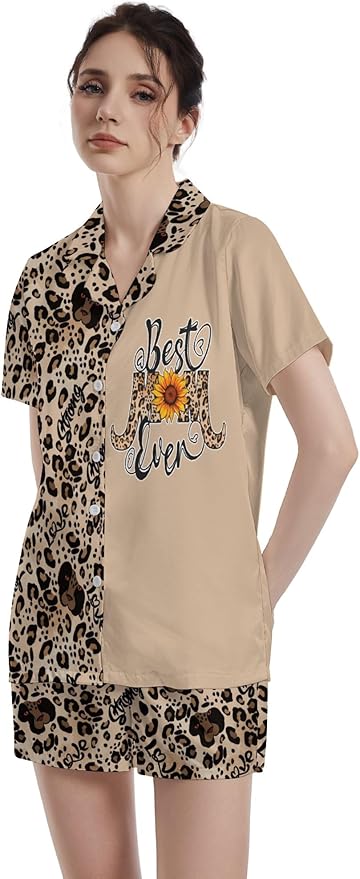 Women's Pajama Set - Short Sleeve - 2 Piece