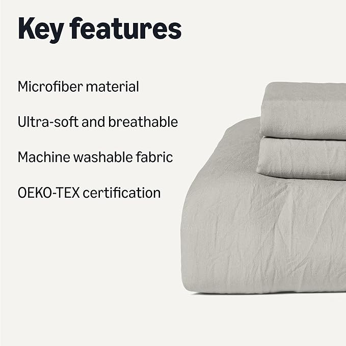 Microfiber Comforter Set - Queen - 3 Piece