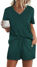 Women's Pajama Set - Short Sleeve - 2 Piece
